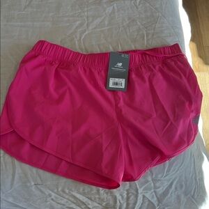 New Balance Women's Hot Pink Athletic Shorts